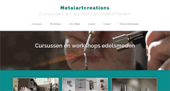 Desktop Screenshot of metalartcreations.nl